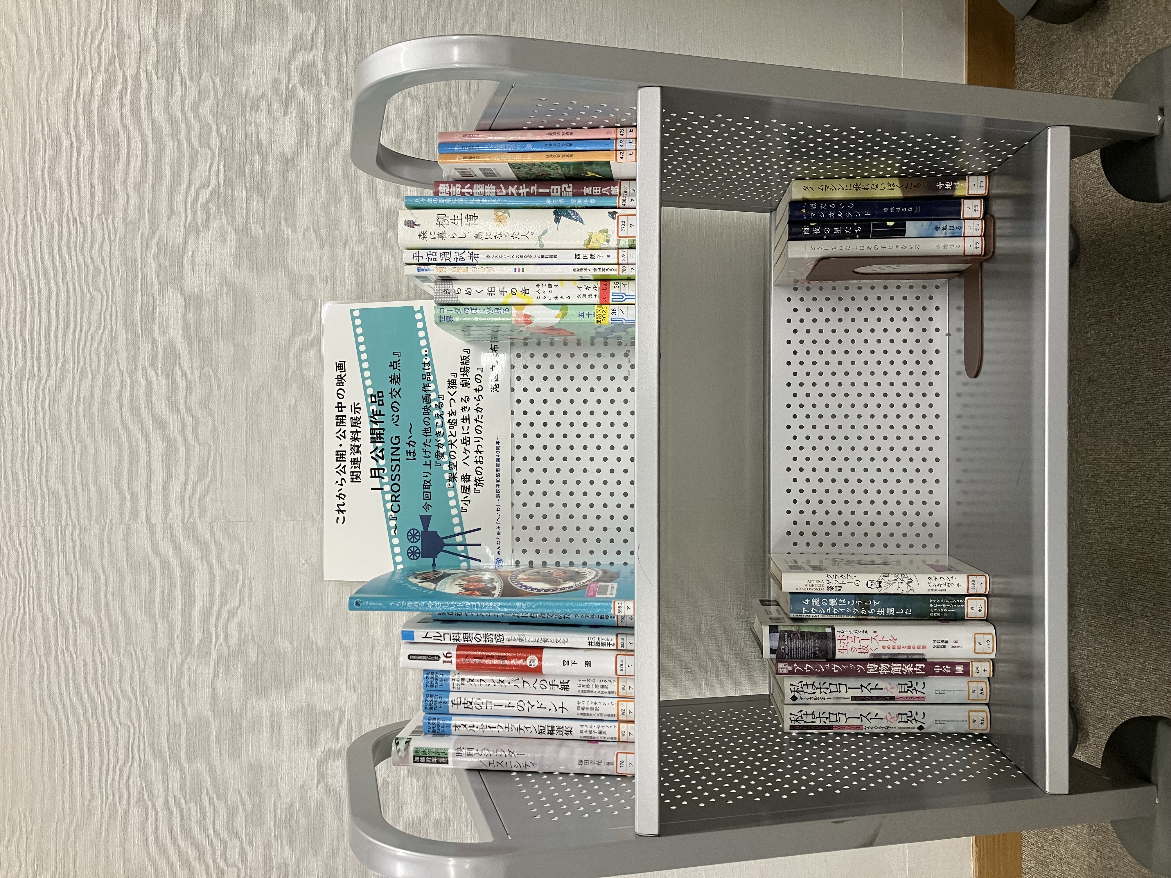 麻布図書館1月これから公開・公開中の映画関連資料展示